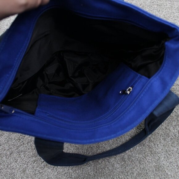 St. Andrews Golf Course 2010 The Open Collectors Bag Blue Canvas Tote 14" x 10" - Picture 4 of 11